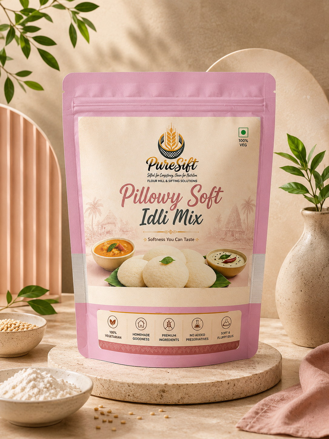 PureSift Pillowy Soft Idli Pre-Mix