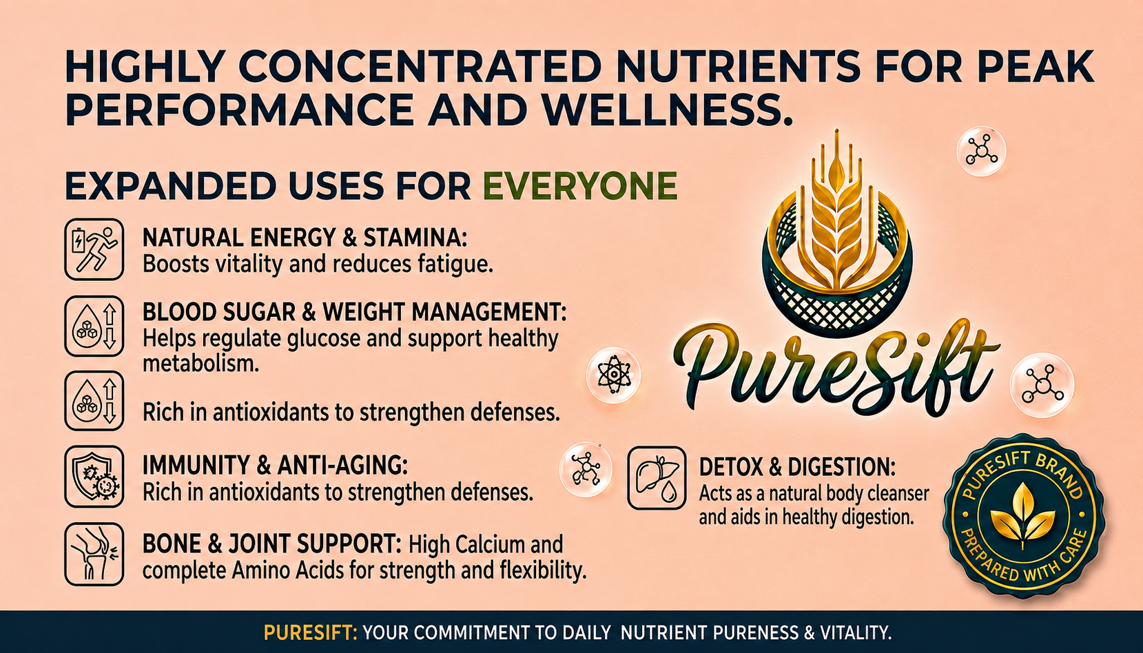 PureSift Moringa Powder